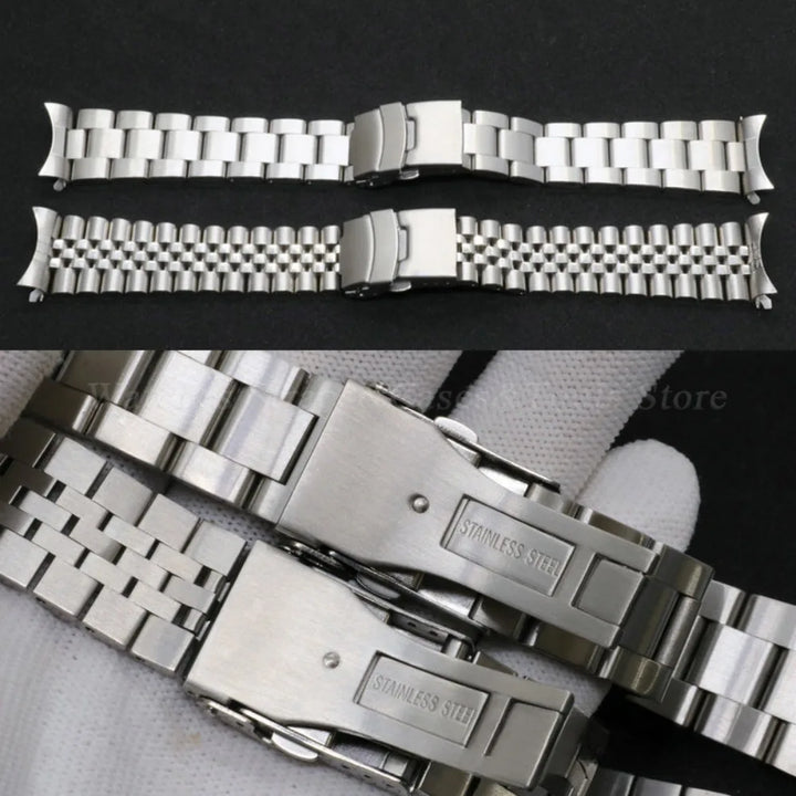316L Stainless Steel Watch Strap for Seiko SKX Series – Oyster/Jubilee (20-22mm)