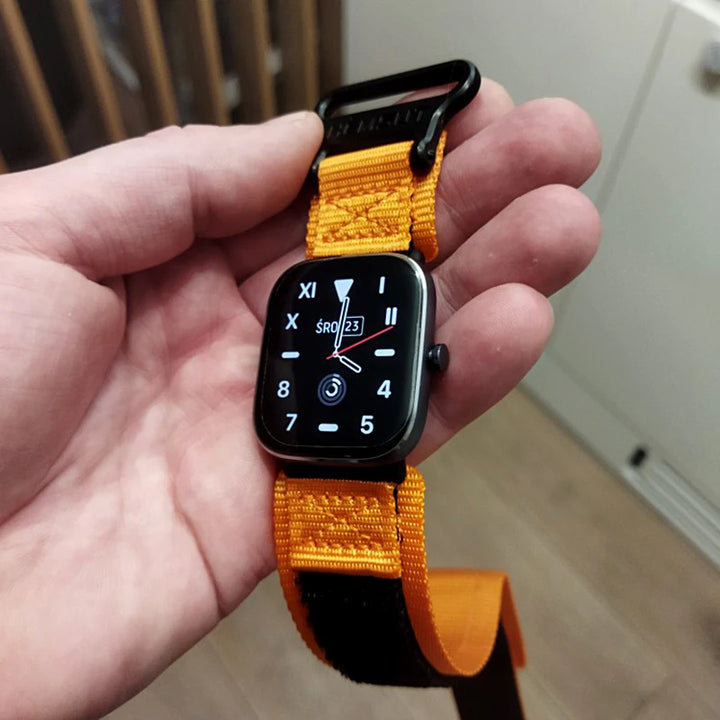 HEMSUT Nylon Military Watch Strap – 20/22mm Quick-Release for Samsung