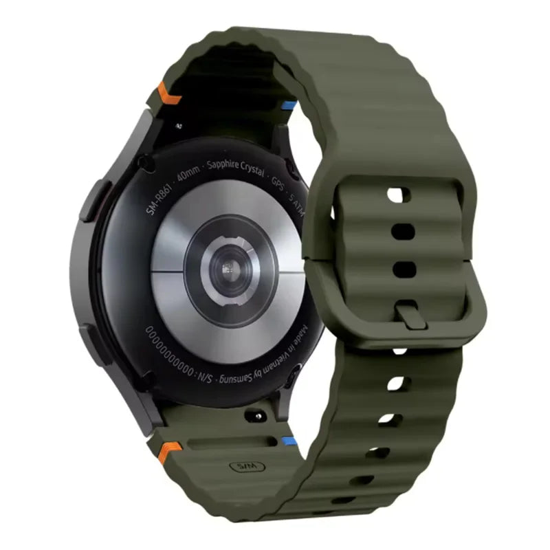 Silicone Samsung Galaxy Watch Band 40–47mm for Series 4–7 & Classic/Pro
