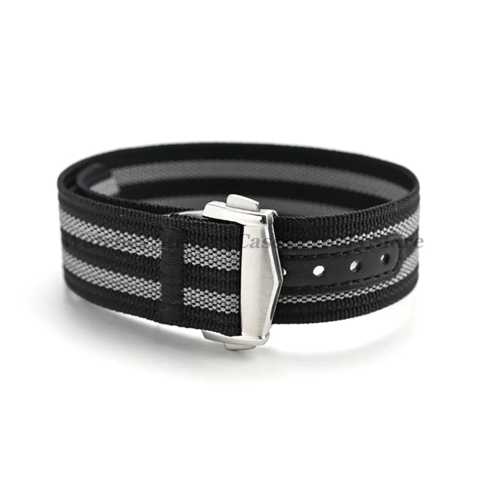 Canvas Nylon Watch Strap – 20-22mm Waterproof
