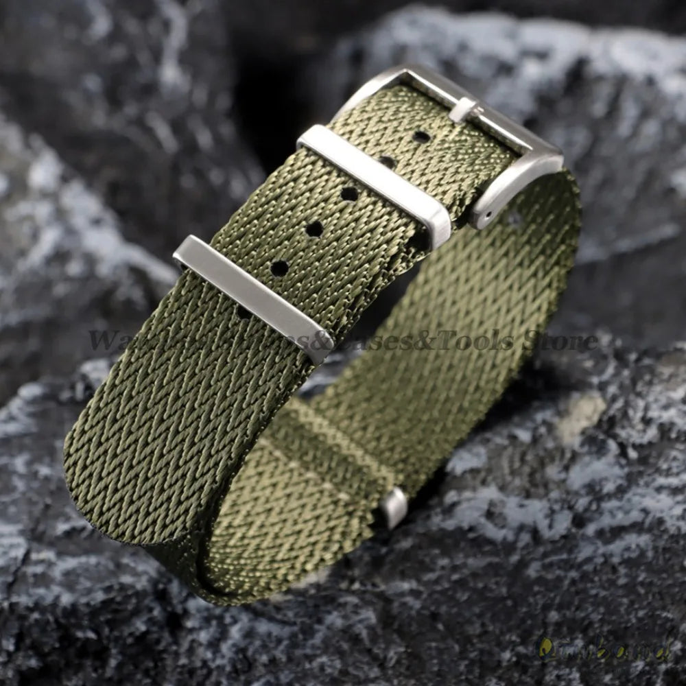 Military Nylon Watch Strap – 18-22mm