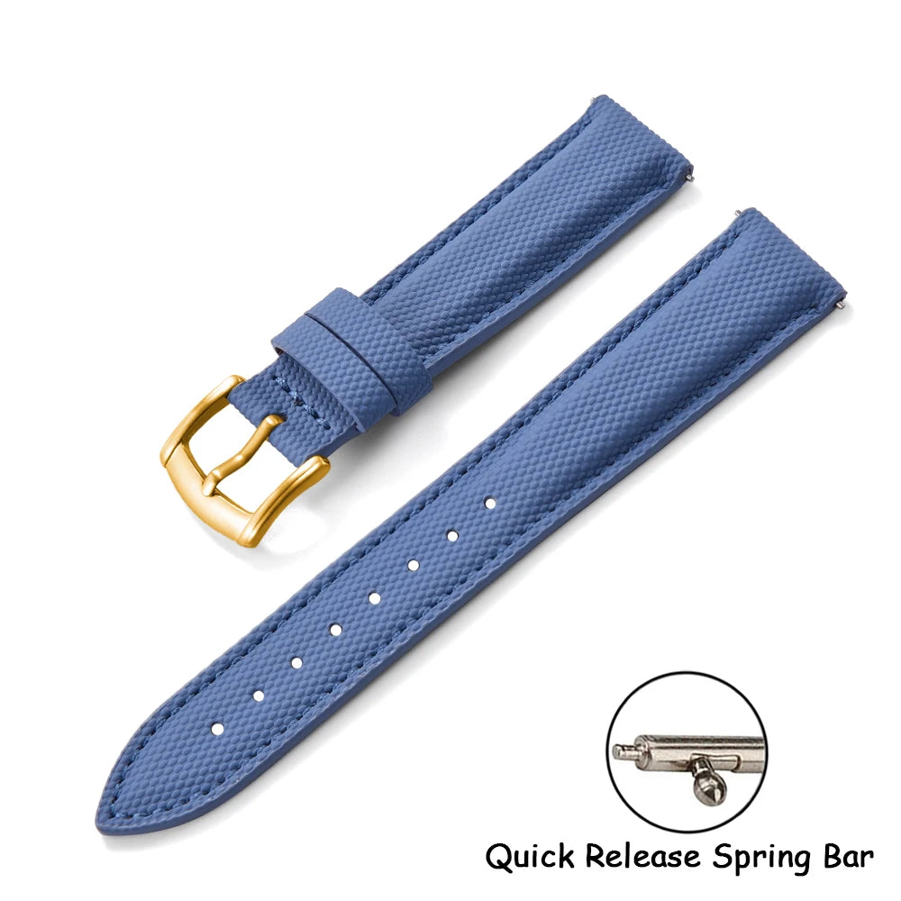 Quality Sailcloth Watch Strap18/19/20/22mm Quick Release Leather Band Waterproof Sailcloth Bracelet for Omega Seiko Cartier Belt