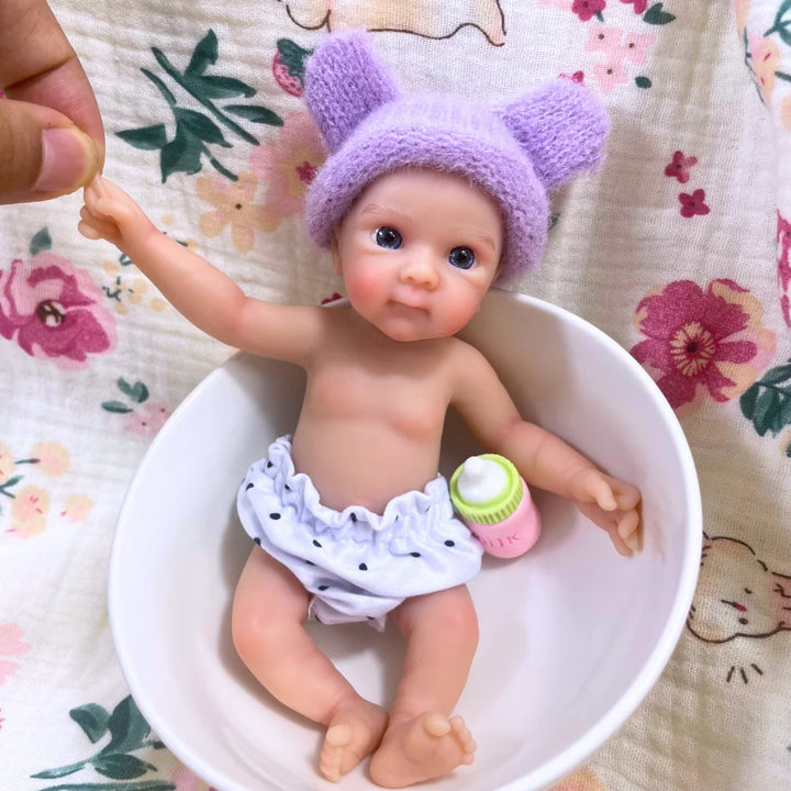 15cm Mini Bettie Full‑Silicone Reborn Baby Doll