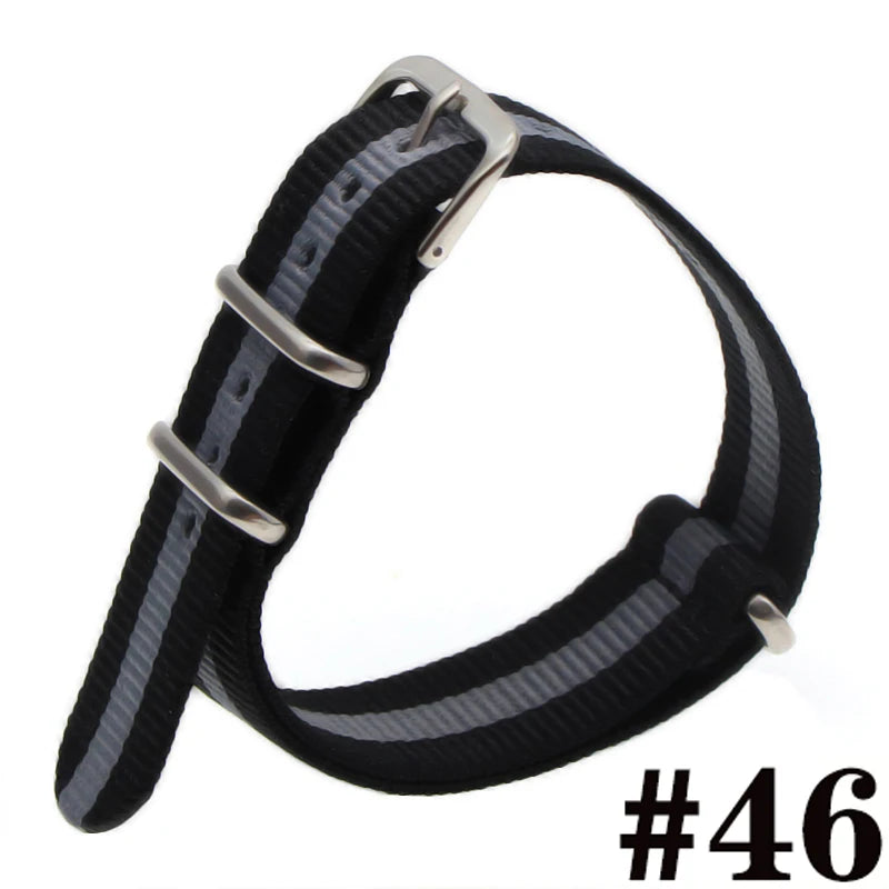 Waterproof Nylon Watch Strap (16-22mm)
