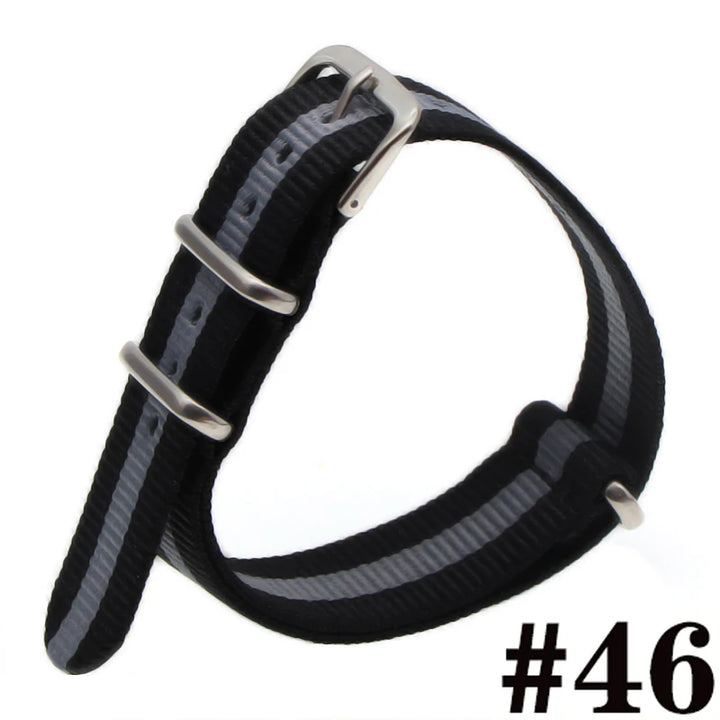 Waterproof Nylon Watch Strap (16-22mm)