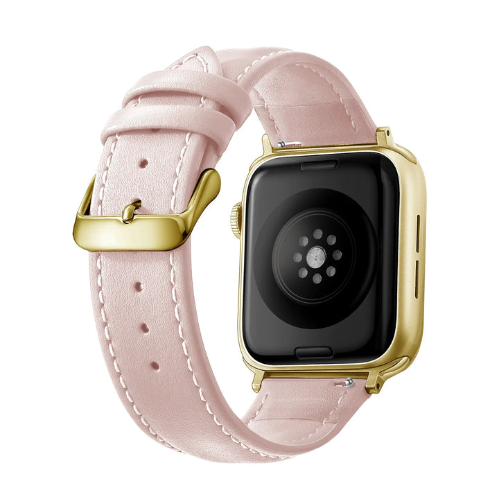 Genuine Leather Apple Watch Band 40–49mm for iWatch Series 3–8 & Ultra