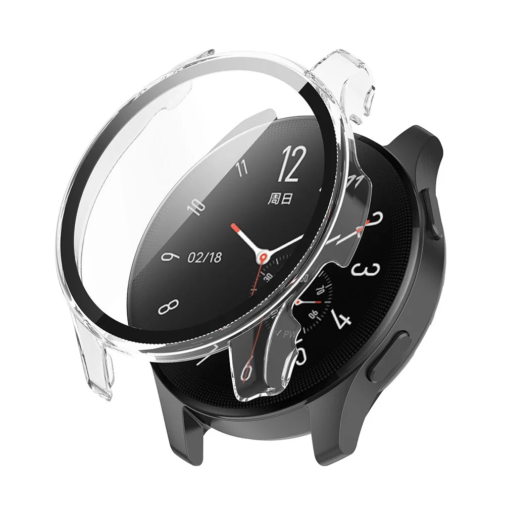 PC+Tempered Glass Protective Case for Vivo Watch 2