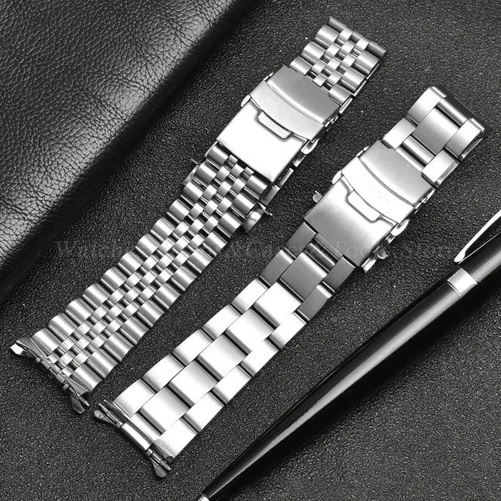316L Stainless Steel Watch Strap for Seiko SKX Series – Oyster/Jubilee (20-22mm)