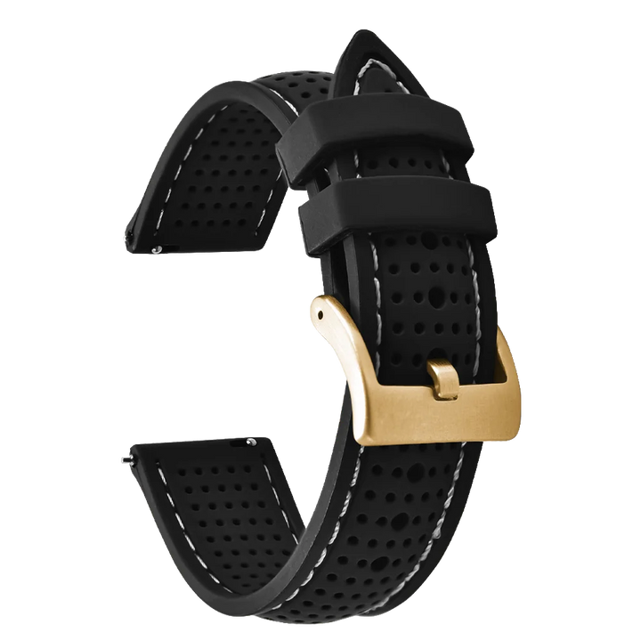 NATOBELT Soft Porous Rubber Watch Strap – Quick Release (18-22mm)