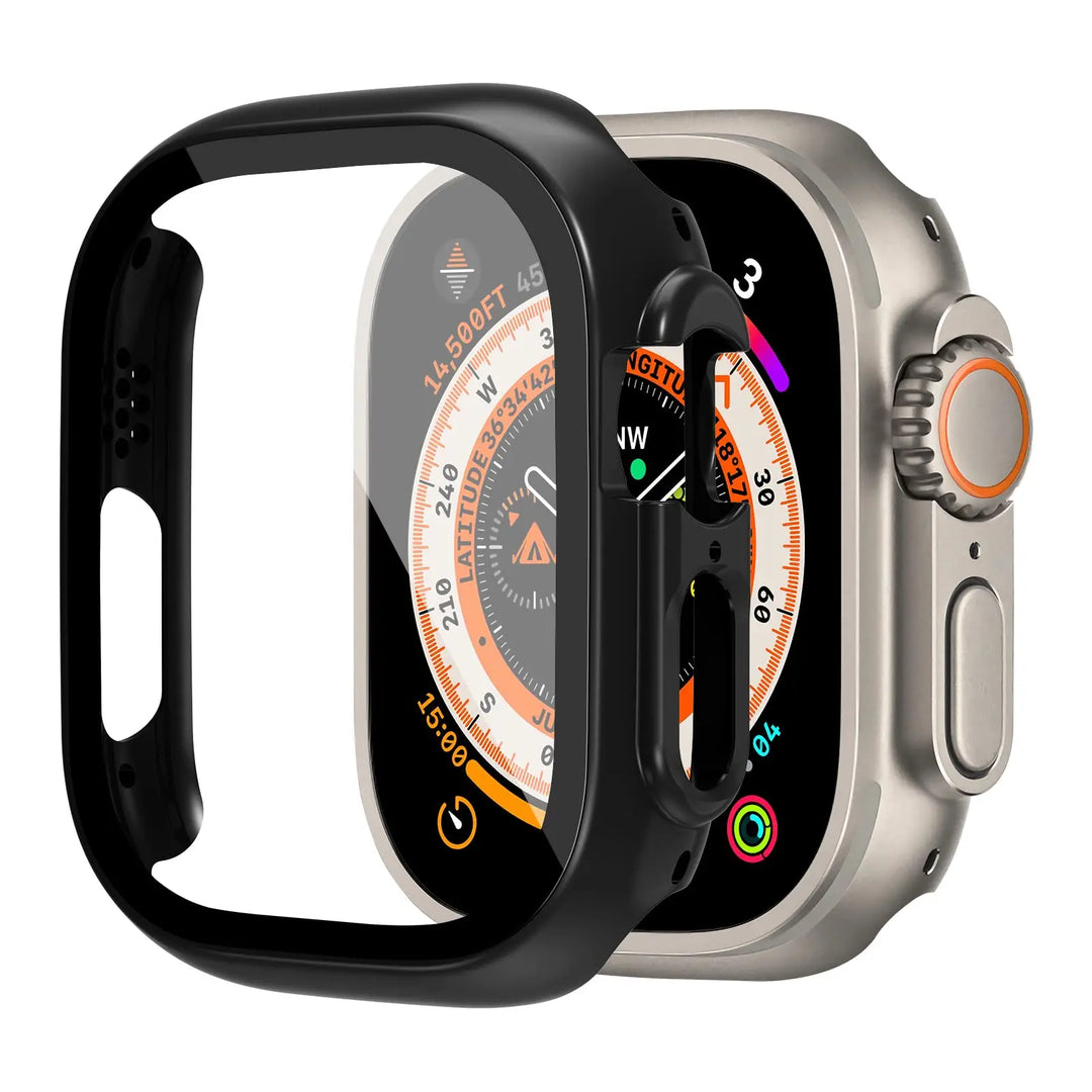 Cover For Apple Watch Ultra 3 Case 49mm Accessories PC Shockproof Bumper+Tempered Glass Screen Protector iwatch Series Ultra 2