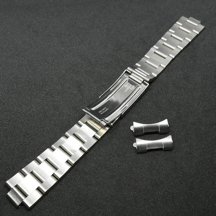 For Oyster Perpetual Air King Stainless Steel Strap Curved End Watchband for Rolex 40mm Solid Bracelet 19mm 20mm 21mm 13/17/18mm