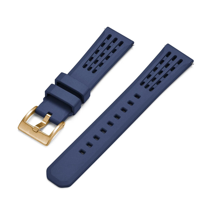 NATOBELT High Quality Porous Structure FKM Fluorine Rubber Watch Strap 20mm 22mm New Design Quick Release FKM Rubber Watchbands