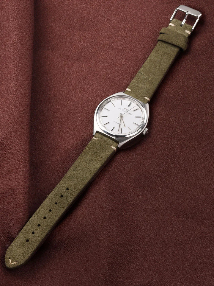 Quick Release Soft Suede Leather Watch Strap (14–22mm)