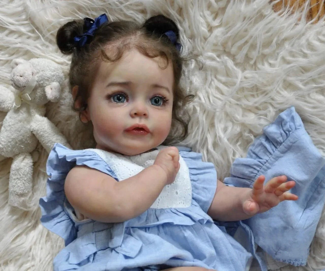 60 cm Suesue Lifelike Reborn Toddler Doll – Big Vinyl/Cloth Body