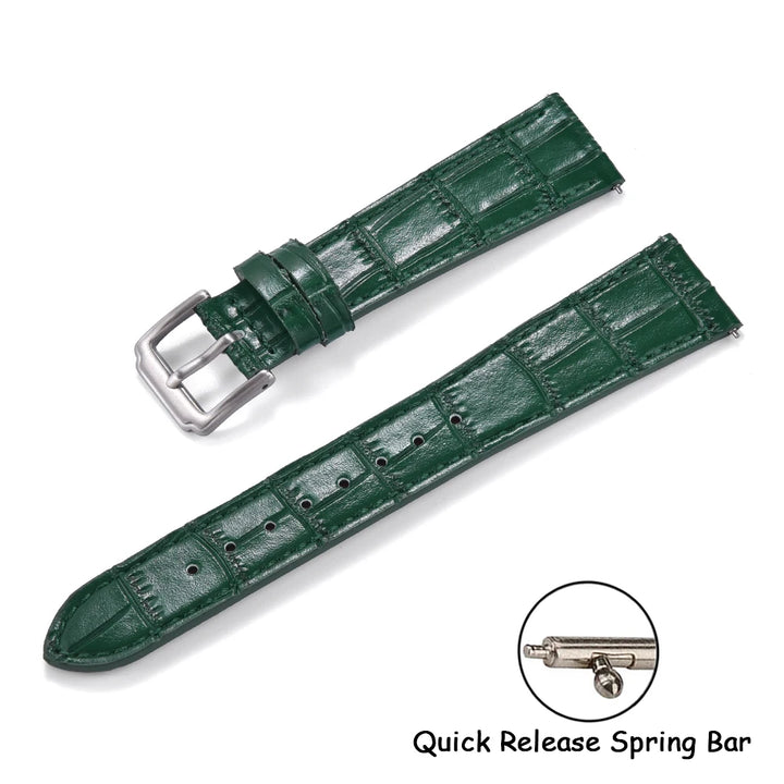 16/18/19/20/21/22mm Quality Leather Watch Bands Slub Pattern Leather Strap Universal Watchbands Accessories for Men Women Bands