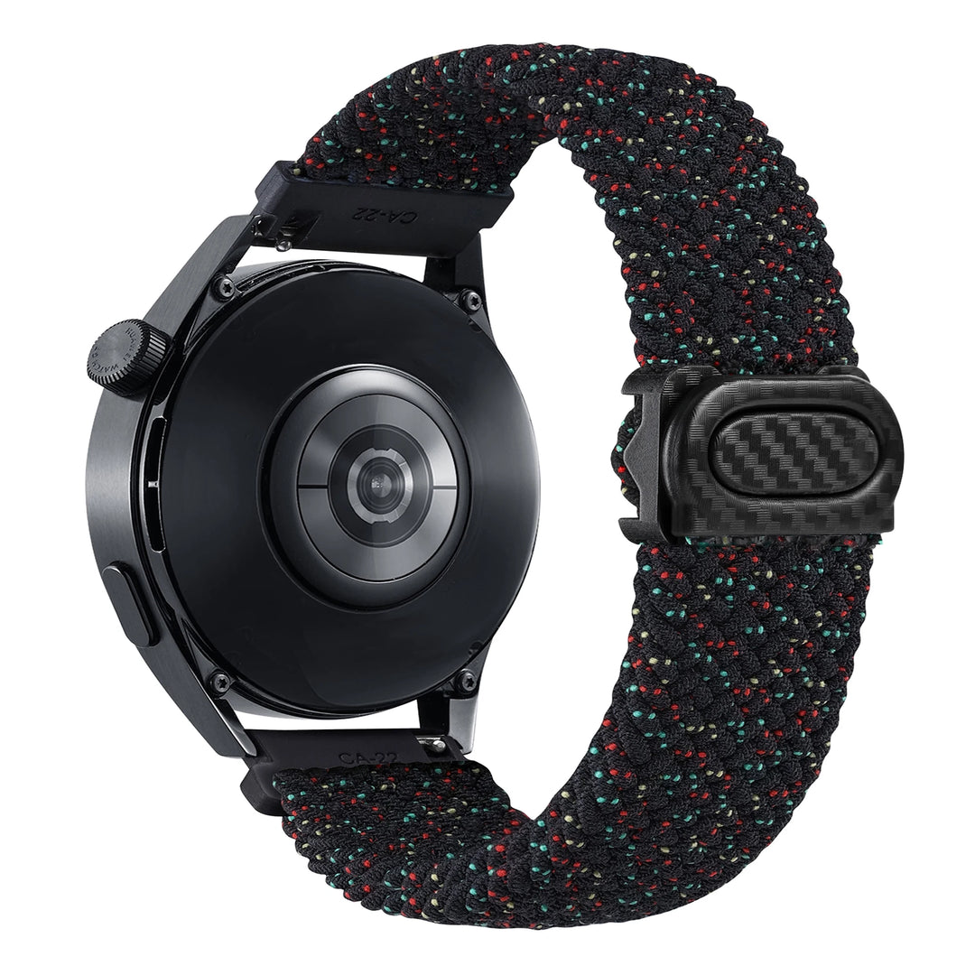 Nylon Braided Loop Watch Strap 20-22mm for Samsung Galaxy Watch & Huawei GT Series