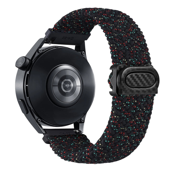 Nylon Braided Loop Watch Strap 20-22mm for Samsung Galaxy Watch & Huawei GT Series