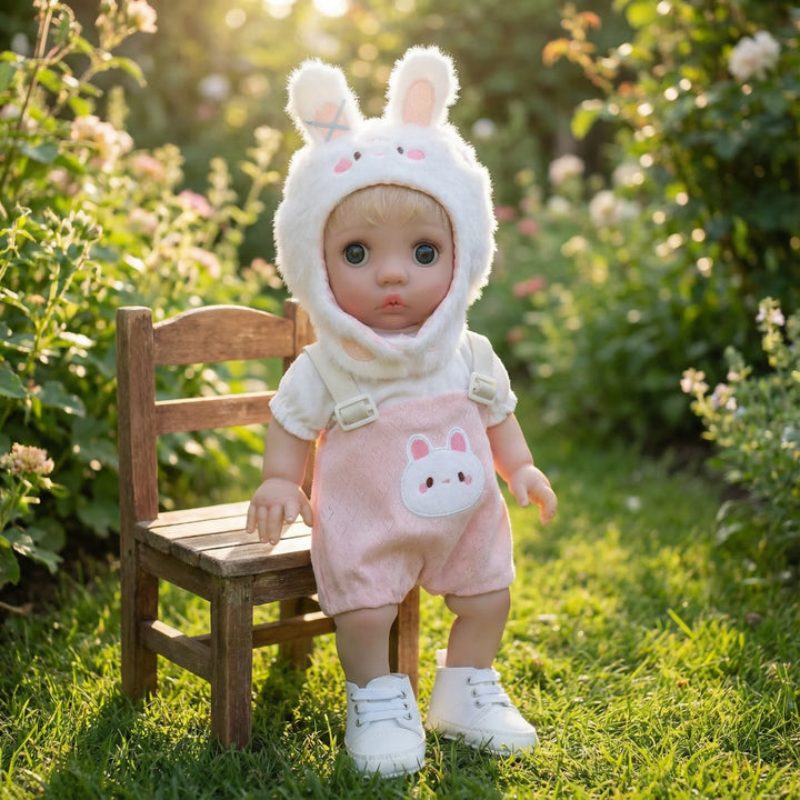NPK 16inch Lifelike Peeka Doll Handmade Full Body Soft Touch Detailed Painting Cute Collectible Baby Toy