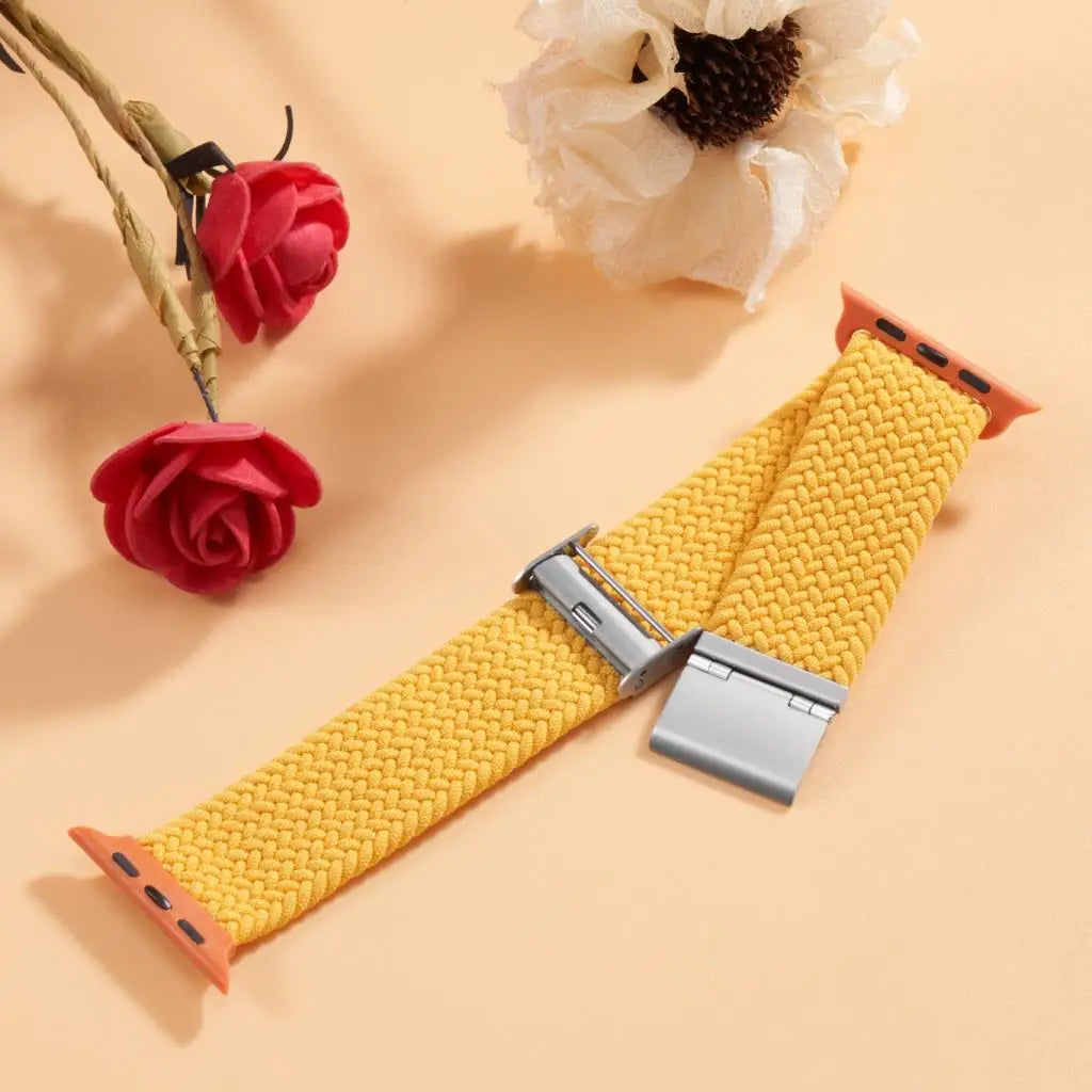 Strap For Apple watch band 46mm 45mm 44mm 49mm 40mm 41mm 42mm Braided loop correa bracelet iWatch series 10 8 9 7 5 se 6 4 Ultra