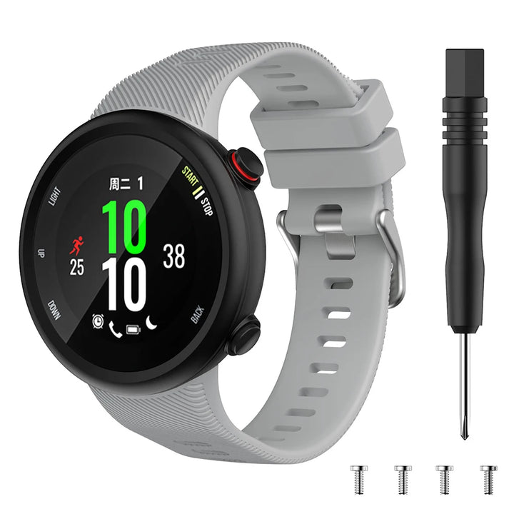 Silicone Replacement Strap for Garmin Forerunner 45/45S & Swim 2