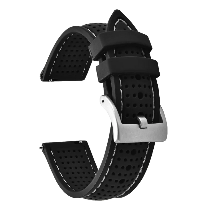 NATOBELT Soft Porous Rubber Watch Strap – Quick Release (18-22mm)