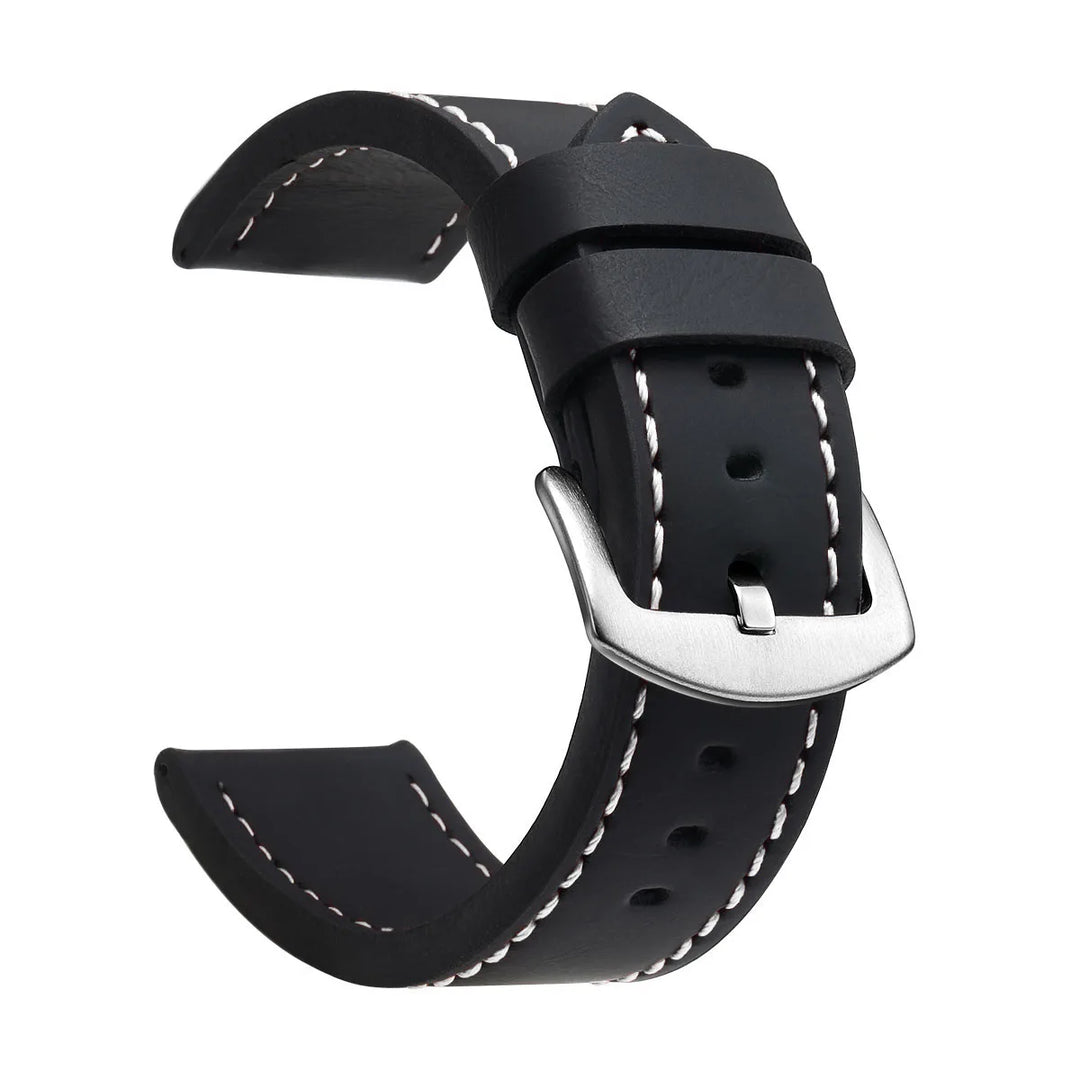 SAMCO Vintage Leather Watch Band 18–24mm