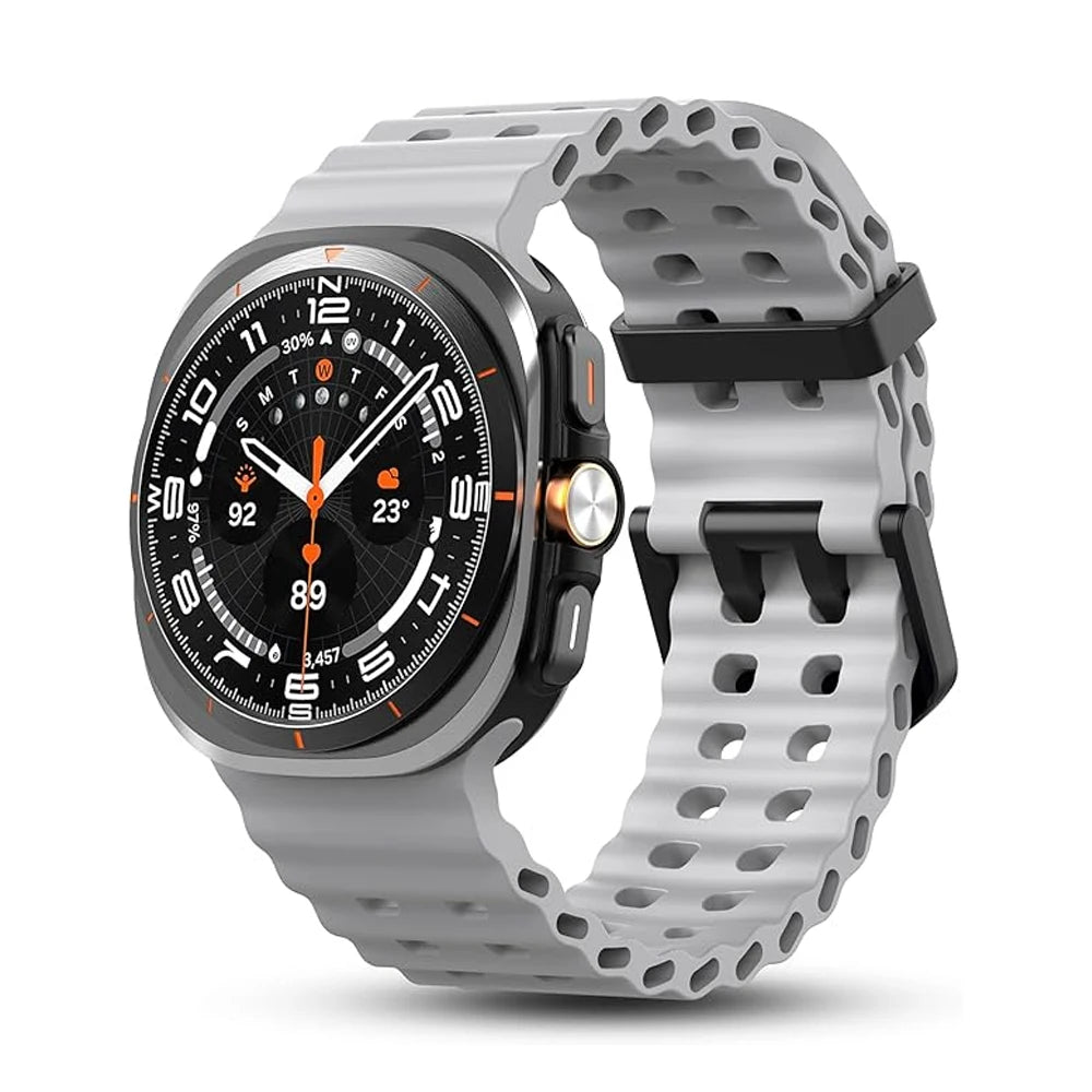 Marine Silicone Samsung Galaxy Watch Strap – 47mm Sport for Galaxy Watch 7 Ultra