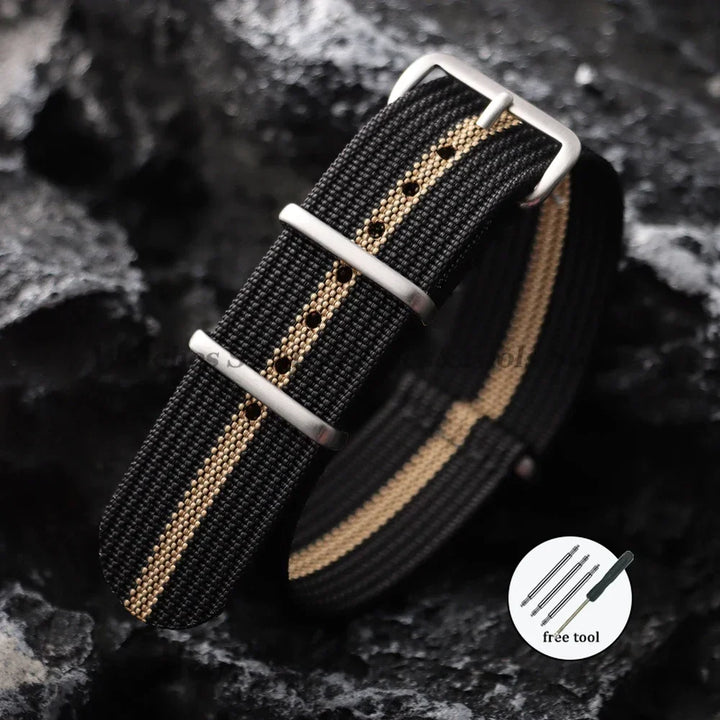 Braided Nylon Strap 18mm 19mm 20mm 22mm for Huawei Watch GT3/GT4 46mm Black Green Grey Blue Soft Breathable Men Women Watchbands