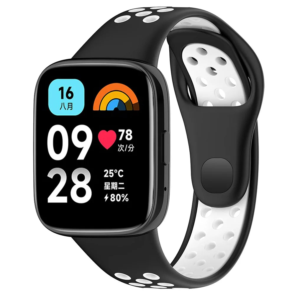 Dual-Color Silicone Strap for Redmi Watch 3/3 Lite
