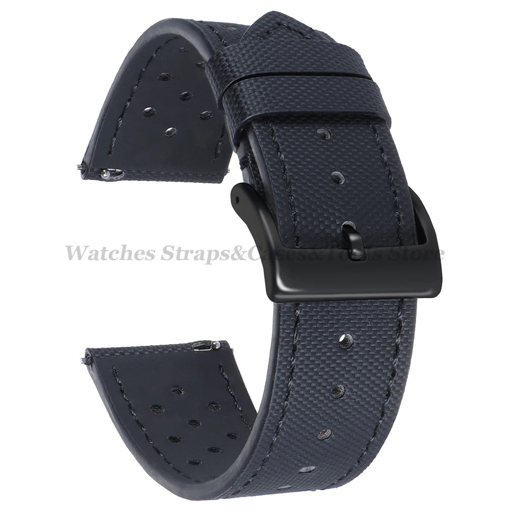 Sailcloth Nylon Watch Strap – 18-22mm