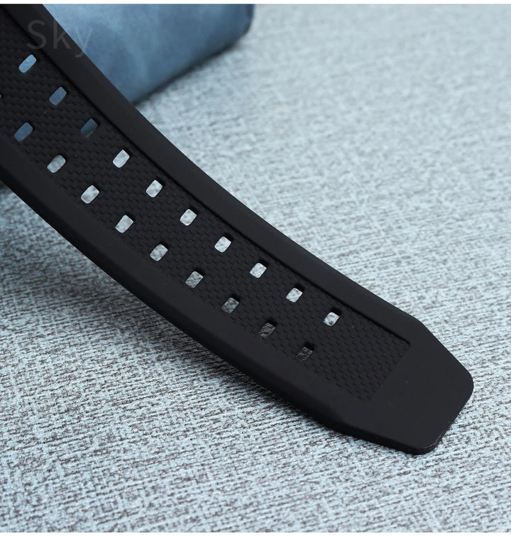 Waterproof Silicone Watch Band 20–23mm for Luminox 3051.BO (Outdoor,