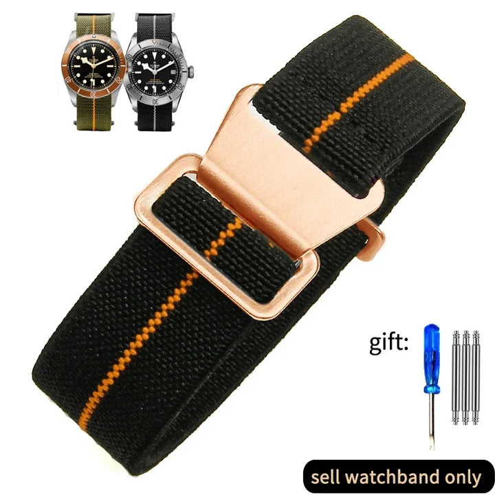French Army Nylon Watch Band 18–22mm