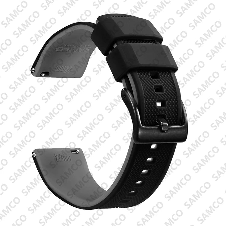 Premium Silicone Quick-Release Watch Band 18/20/22mm