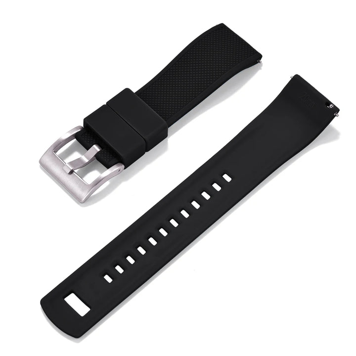 JUELONG Premium Silicone Watch Band 20mm Quick Release Rubber Strap Waterproof Men Women Replacement Watchband