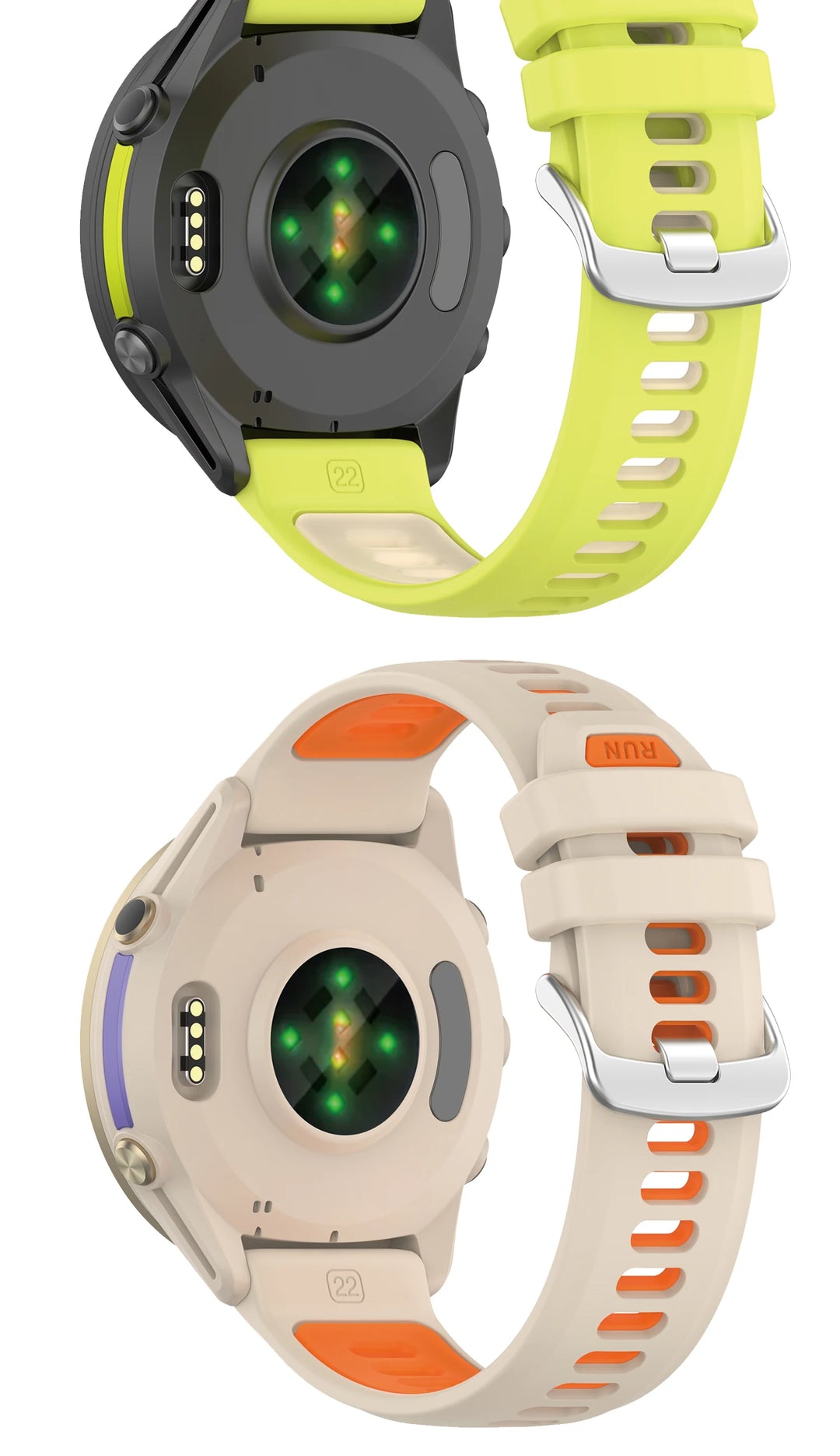Sports Silicone Strap for Garmin Forerunner (22mm)