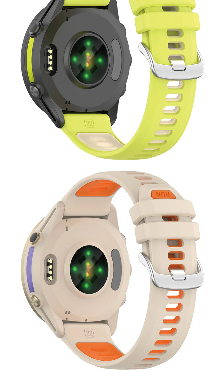22mm Silicone Strap For Garmin Forerunner 970/965/955/745 Bracelet Belt Smart Watch Band Forerunner 945 935 Accessories