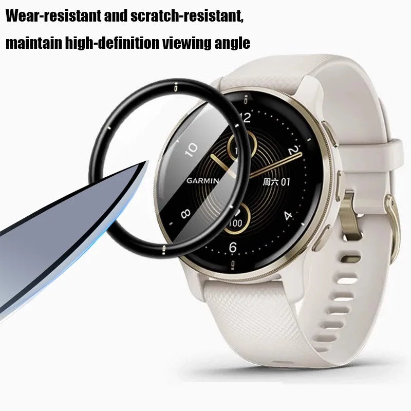 3D Curved Edge Full Screen Protector for Garmin Venu 2 Plus
