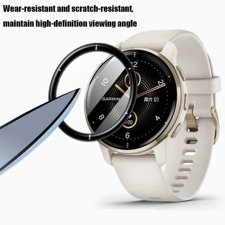 3D Curved Edge Full Screen Protector for Garmin Venu 2 Plus