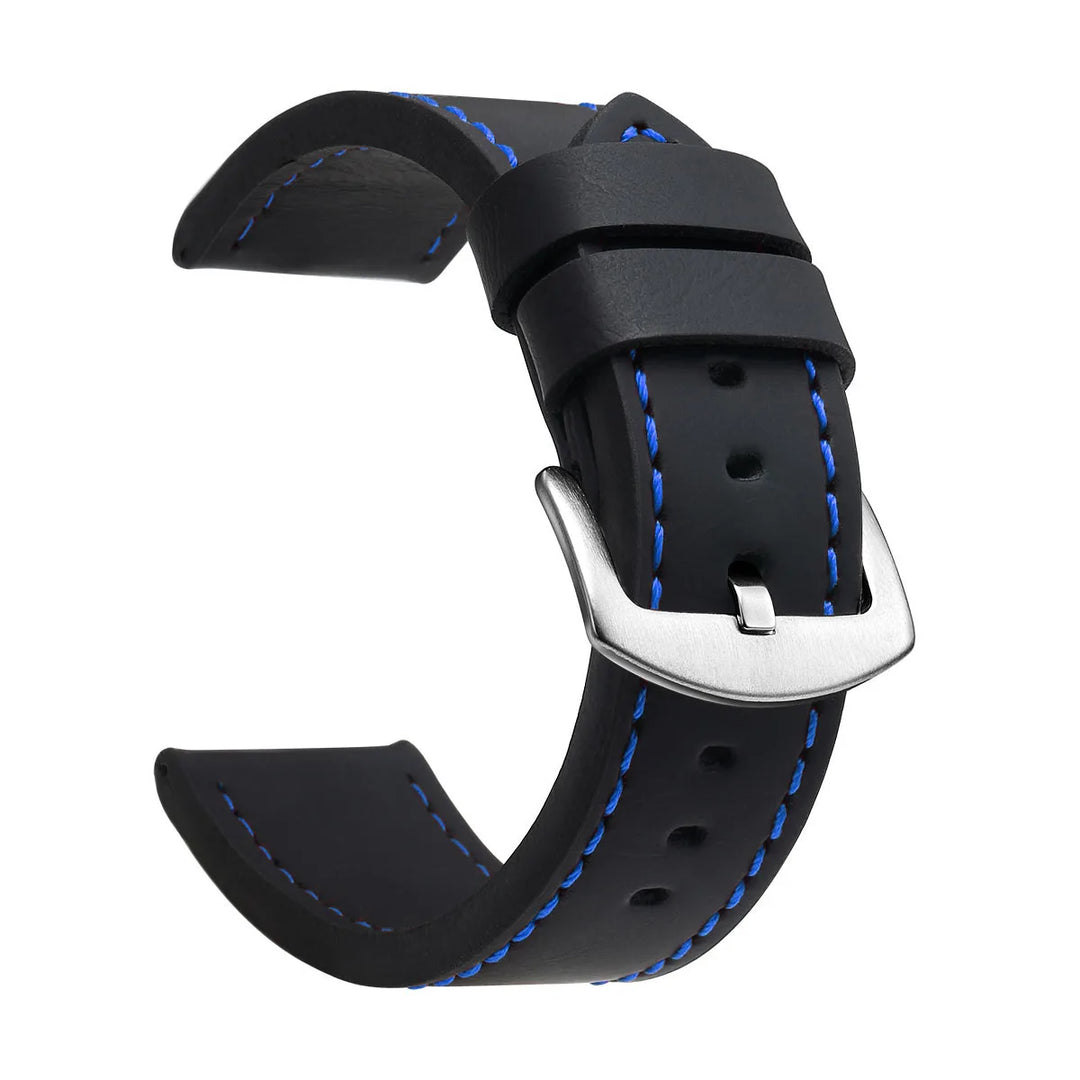 SAMCO Vintage Leather Watch Band 18–24mm