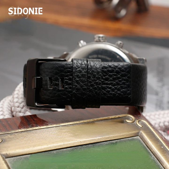 Genuine Leather Watch Strap for Diesel (22–30mm)