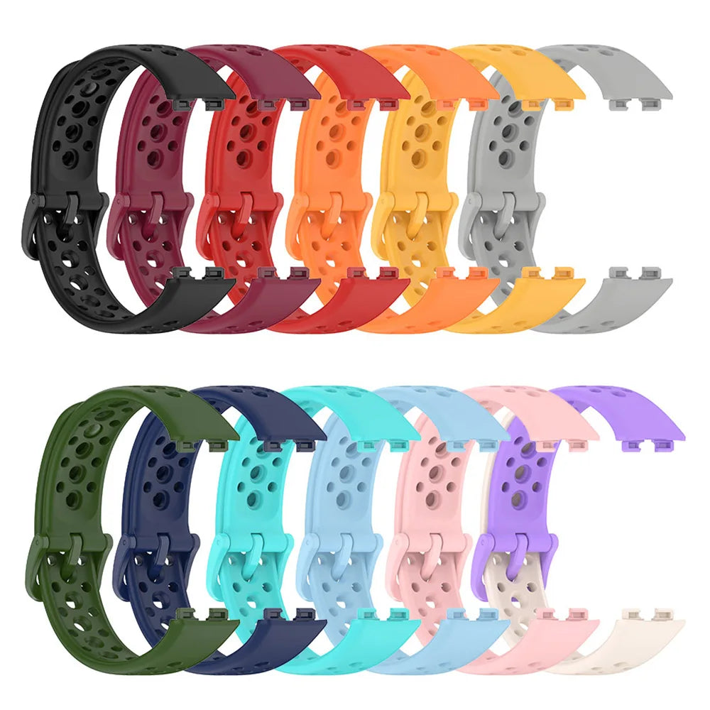 Sport Silicone Strap for Huawei Band 8-10 NFC