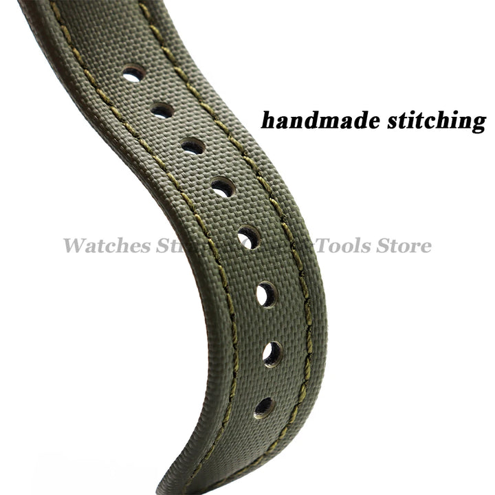 New Premium Sailcloth WatchBand 18/19/20mm 21mm 22mm for Rolex for Omega for Blancpain Quick Release Men Sport Replacement Strap