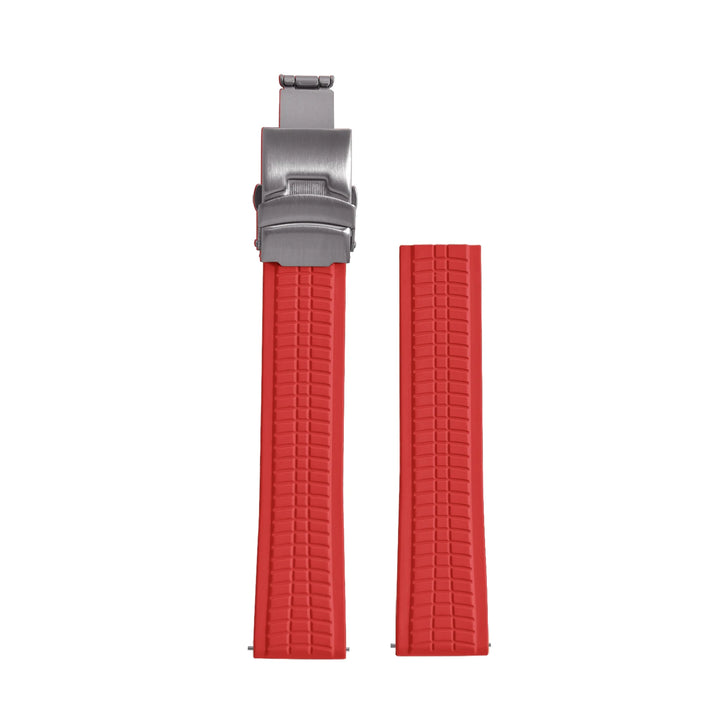 NATOBELT CTS FKM Rubber Watch Strap – 20–24mm Quick Release Butterfly Buckle for Patek Philippe
