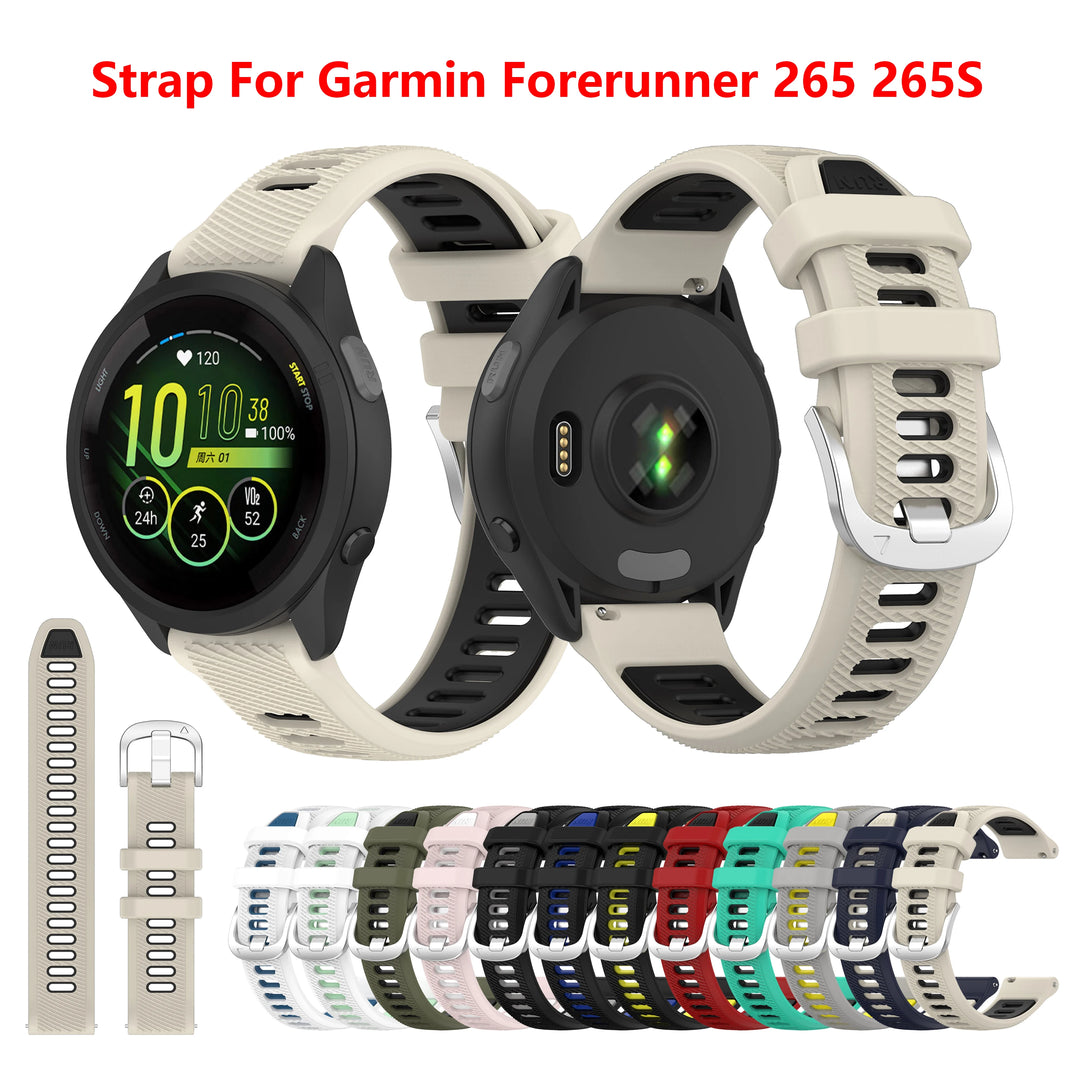 Replacement Watch Band for Garmin Forerunner 255/265 Series – 18/20/22mm