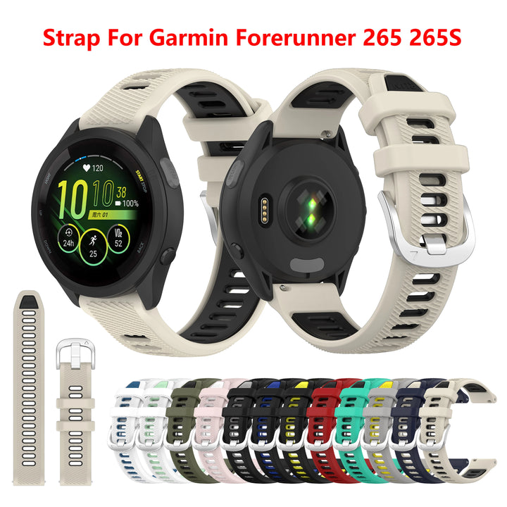 Replacement Watch Band for Garmin Forerunner 255/265 Series – 18/20/22mm