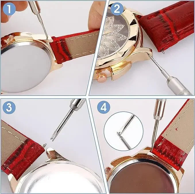 316L Stainless Steel Watch Band Spring Bars 1.5–2.0mm (Repair Tool Pins)