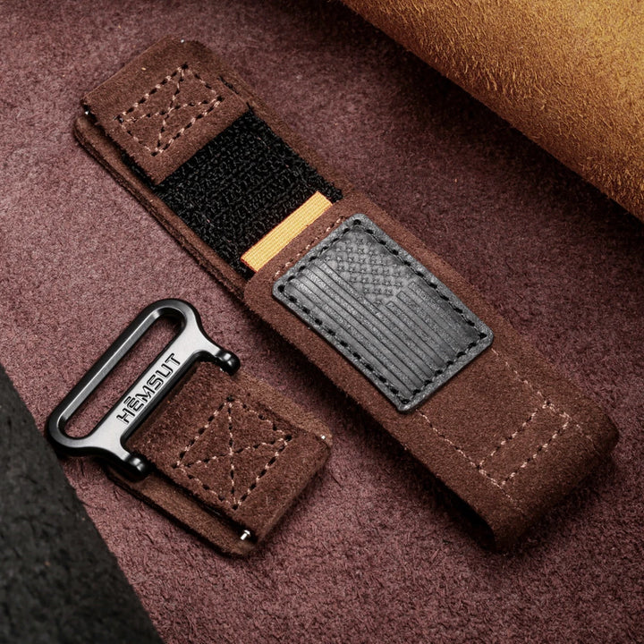 Hemsut Genuine Leather Watch Strap – 20/22mm for Samsung Galaxy