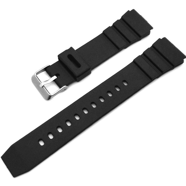 Silicone Rubber Watch Band 18–24mm for Casio G-Shock & Electric Watches