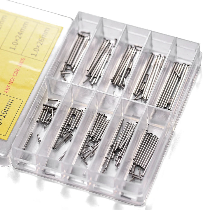 NATOBELT Watch Spring Bars 100pcs 8–26mm Metal Pins for Strap Replacement