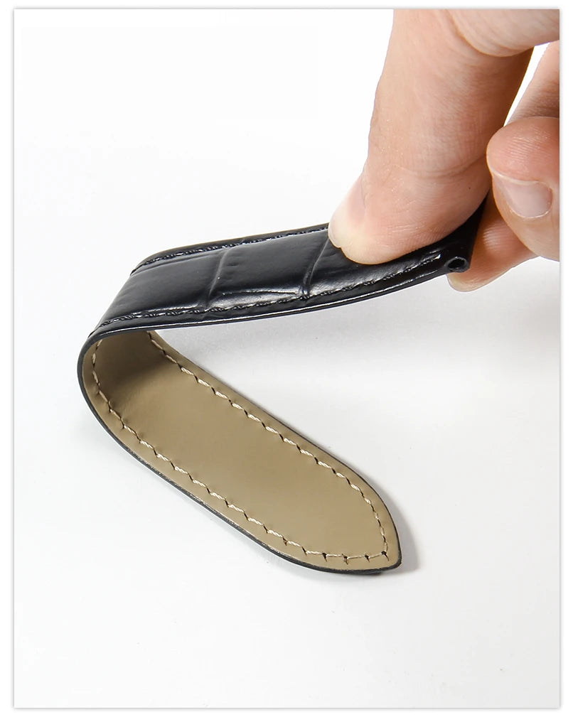 Genuine Leather Cartier Tank Solo Watch Strap 17–25mm (Brown & Black,